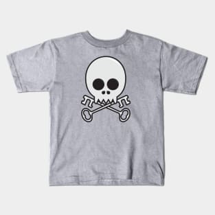 Skull and Crossed Keys Kids T-Shirt